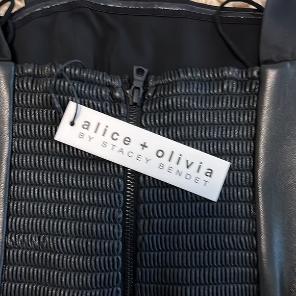 Brand new with tags vegan leather crop. - Picture 6 of 6